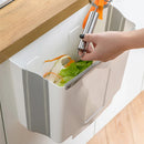 Axyaa Hanging Folding Trash Can DustBin Desktop Storage Box Bin Garbage Bucket