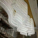 Axyaa Nordic Crystal Dining Room Chandelier - Customized Hotel Lobby Lighting