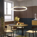 Axya Nordic Ring Pendant Lamps, Dimmable Minimalist Lighting for Home Decor