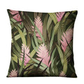 Luxurious Axyaa Succulent Cactus Flower Printed Linen Throw Pillow Case