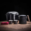 Axyaa Ceramic Tea Set Cup Portable Kung Fu Teaware Gift Box