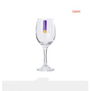 Axyaa 320ml Crystal Red Wine Glass Set for Family Party Home Champagne Glass