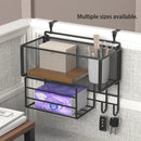 Axyaa Wire Baskets: Versatile Wall Mount Storage for Home, Office, Kitchen, Bathroom, Laundry