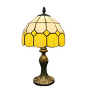 Nordic Plaid Table Lamp Axyaa Collection: Chic Modern Glass Lighting for Bedside Study