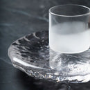 Axya Clear Glass Dinner and Dessert Plates Set - Sushi, Snacks, Fruit, Salad, Dim Sum