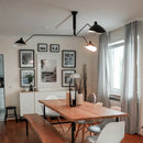 Nordic Industrial Spider Light LED Iron Ceiling Lamp for Home Decor by Axyaa