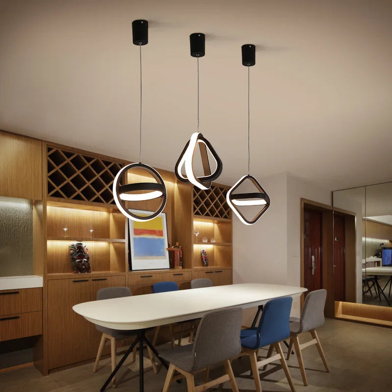 Axya Modern LED Pendant Chandelier for Home Decor Lighting