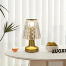Axyaa Crystal Diamond LED Desk Lamp for Bedroom Office Wedding Night Light