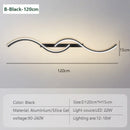 Axyaa LED Strip Wall Sconce Remote Control Bedroom Living Room Home Decor