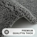 Axyaa Plush Bathroom Rug: Absorbent, Quick Dry, Non-Slip Floor Mat