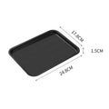 Axyaa Black Melamine Serving Tray | Non-Slip & Durable Tableware for Chinese Restaurant