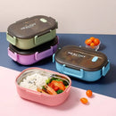 Axyaa Stainless Steel Bento Box 900ML - High Capacity Sealed Food Container
