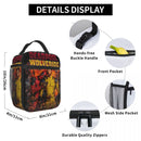 Axyaa Insulated Lunch Bag Cooler for Travel - Deadpool & Wolverine Theme