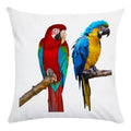 Axyaa Parrot Bird Decorative Throw Pillow Cover - Colorful Polyester Sofa Pillow Cover