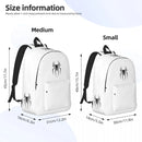 Axyaa Black Spider Backpack | Durable Kids School Bag