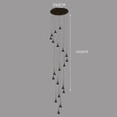 Axyaa Modern LED Pendant Light Chandeliers for Living Room Staircase Hanging Lamp