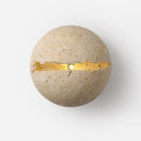 Axyaa Natural Yellow Cave Stone LED Wall Lamps