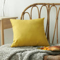 Axyaa Waterproof Solid Color Outdoor Cushion Cover for Couch Sofa Living Room