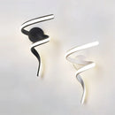 Axyaa Spiral LED Wall Lamp - Modern Minimalist Curve Light for Home Decor