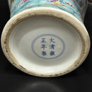 Axyaa Antique Ceramic Flower Vase with Birds and Phoenixes - Home Decor for Living Room