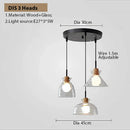 Nordic Art Wooden Pendant Lamp E27 Vintage Lighting by Axyaa