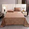 Axyaa Crystal Velvet Waterproof Bed Sheet Mattress Cover - Warm & Durable