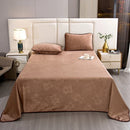Axyaa Crystal Velvet Waterproof Bed Sheet Mattress Cover - Warm & Durable
