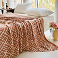 Axyaa Whale Bamboo Throw Blanket, Summer Quilt for Kids & Adults
