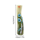 Axyaa Boho Resin Face Vase: Hand-painted Table Ornament for Creative Flower Arrangements