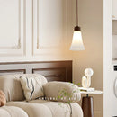 Axyaa Retro Glass Pendant Chandelier: Elegant LED Hanging Light for Home Dining Hall Bedroom