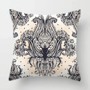 Axyaa Baroque Geometric Throw Pillow Case, Elegant Vintage 45X45CM Cushion Cover for Home
