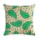 Axyaa Floral Bird Linen Pillowcase 45*45cm for Home Decor and Comfort