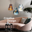 Axyaa Modern Glass Pendant Light for Dining Room & Home Ceiling
