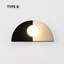 Axyaa Wabi Sabi Style Fan Wall Light for Living Room Bedroom Decor
