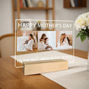 Axyaa Custom Acrylic Lamp with Photo & Text, Personalized Gift for Loved Ones