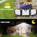 Axya 230 LED Solar Outdoor Wall Light, Motion Sensor Flood Light with High Brightness