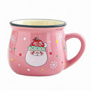 Axyaa Santa Cartoon Christmas Mousse Mug for Home & Office, Kids Xmas Gift