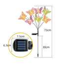 Axyaa Solar Butterfly Fiber Optic Lawn Light - Waterproof Outdoor Garden Decoration