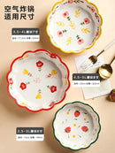 Axyaa 7-inch Ceramic Bowl Set for Baking, Steaming, & Serving Fruit Salad