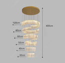 Axyaa LED Chandelier for Modern Bedroom & Living Room Decoration
