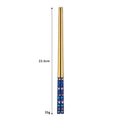 Axyaa Stainless Steel & Wooden Chopsticks Dinnerware Set