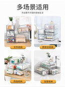 Axyaa Desktop Organizer Drawer Box: Large Capacity Stationery & Cosmetics Storage Shelf