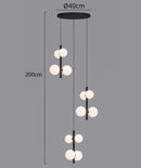Axyaa Modern Dining Room Pendant Light LED Chandelier Ceiling Lamp Interior Lighting