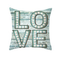 Axyaa Romantic Couple Pillowcases | Soft Cartoon Pattern Sofa Pillow Covers