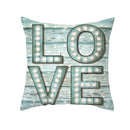 Axyaa Romantic Couple Pillowcases | Soft Cartoon Pattern Sofa Pillow Covers