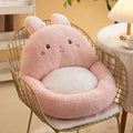 Axyaa Plush Animal Lazy Sofa Cushion with Integrated Backrest
