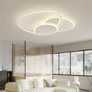 Axyaa Modern Oval LED Ceiling Lamp for Living Room, Bedroom, Kitchen, Indoor Lighting