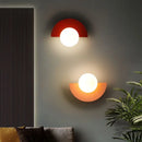 Axyaa Nordic LED Plastic Ball Wall Lamp for Home Decor Lightings