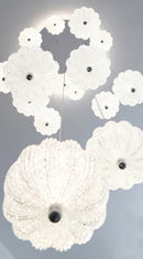 Axyaa Crystal Chandelier Ceiling Lamp LED Indoor Living Room Lighting