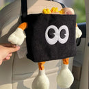 Axyaa Car Backseat Organizer and Trash Bin with Cup Holder and Tissue Box